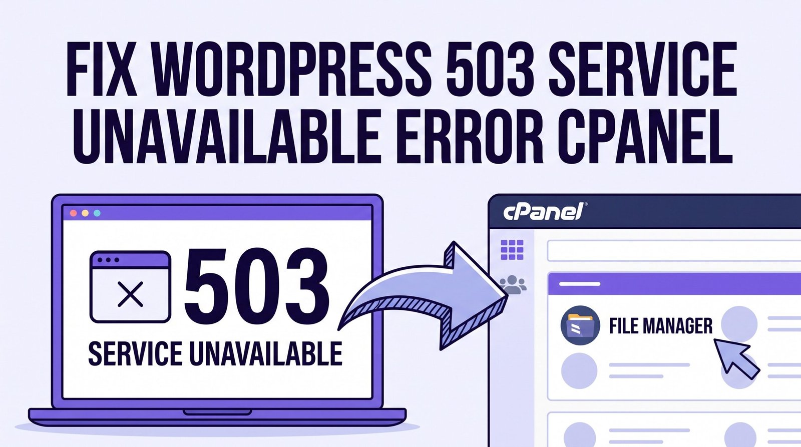 Fix WordPress 503 Service Unavailable Error cPanel