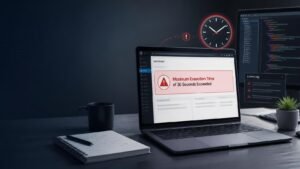 Fatal Error Maximum Execution Time