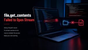 How to Fix WordPress Warning file_get_contents Failed to Open Stream